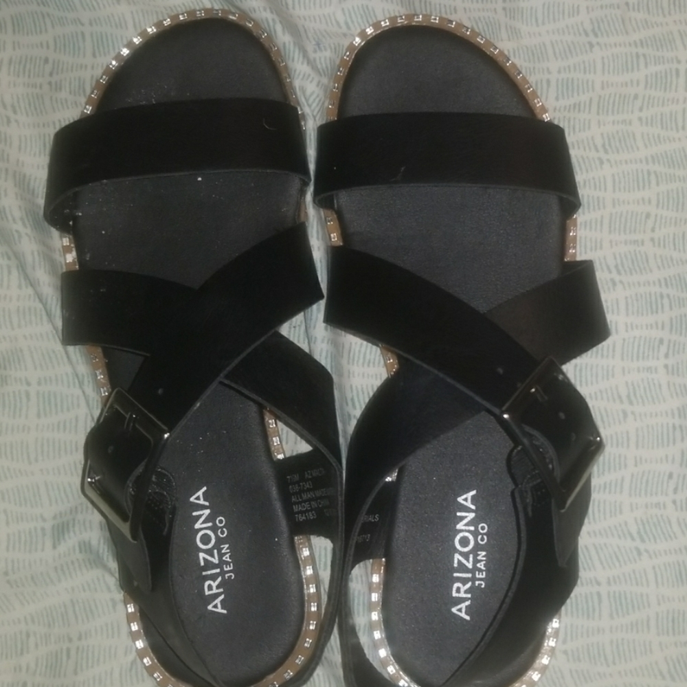 Black sandals